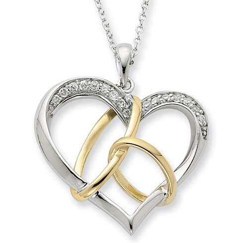 Gold-plated Sterling Silver To Have And To Hold Necklace