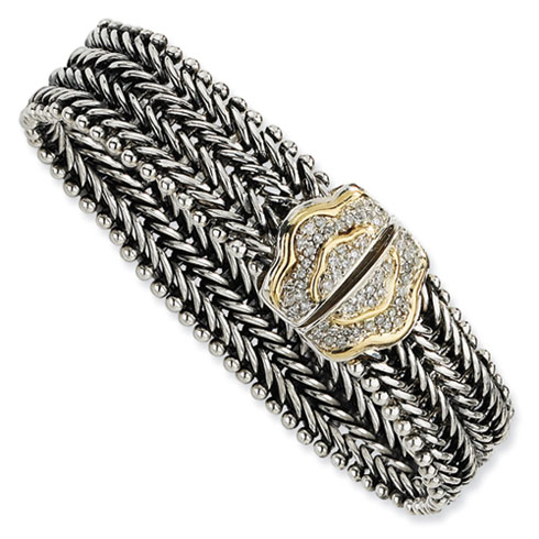 1/2 CT Diamond Pavé Bracelet - Sterling Silver