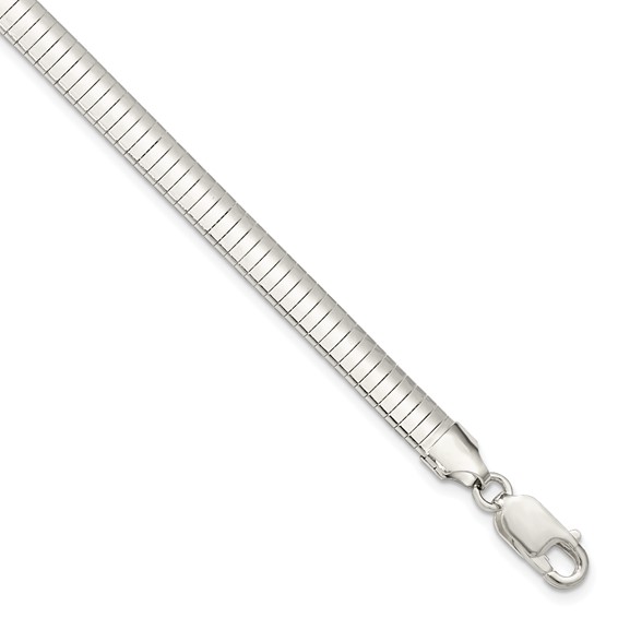 18in Sterling Silver 6mm Cubetto Necklace