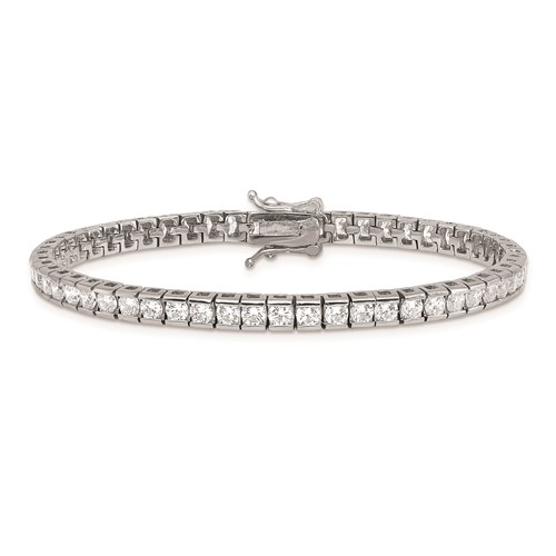 Sterling Silver 5mm CZ Tennis Bracelet 7.5in QX528CZ Joy Jewelers