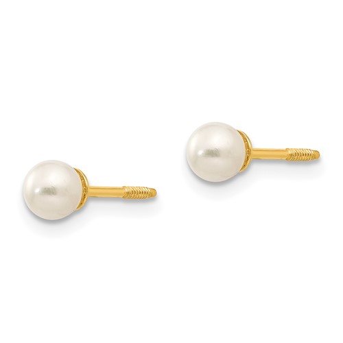 14k Yellow Gold Madi K Reversible Cultured Pearl Bead Earrings