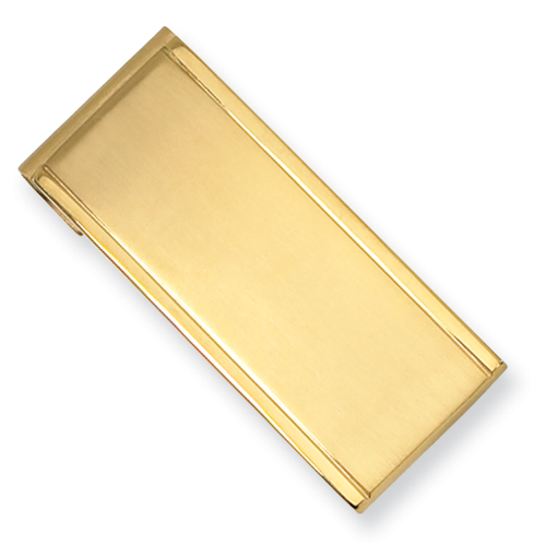 Stainless Steel Gold Plated Money Clip