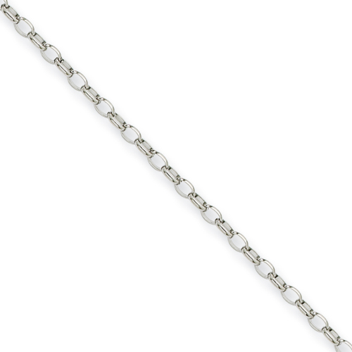24in Stainless Steel Cable Chain 3.2mm