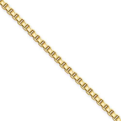 Stainless Steel Gold-Plated 18in Box Chain 2.4mm