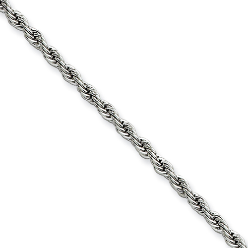 22in Stainless Steel Rope Chain 2.3mm