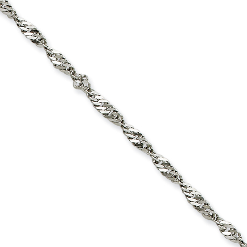 24in Stainless Steel Singapore Chain 2.5mm