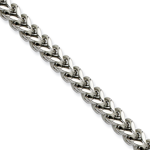 24in Stainless Steel Franco Chain 5.5mm
