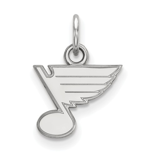 Sterling Silver 3/8in St. Louis Blues Logo Charm