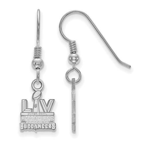 Sterling Silver Tampa Bay Buccaneers Super Bowl LV Dangle Earrings