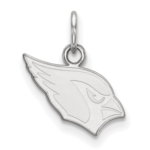 Sterling Silver 1/2in Arizona Cardinals Logo Charm