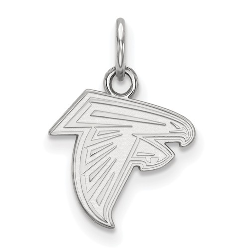 Sterling Silver 1/2in Atlanta Falcons Logo Charm