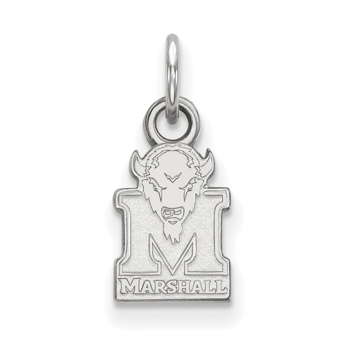 Sterling Silver 3/8in Marshall University Charm