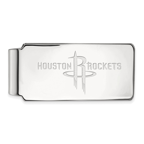 14k White Gold Houston Rockets Money Clip