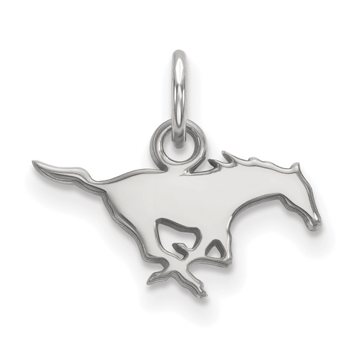 Sterling Silver Southern Methodist University Mustang Charm
