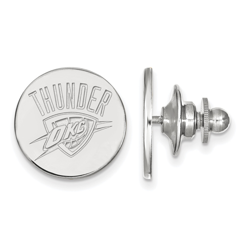 Sterling Silver Oklahoma City Thunder Lapel Pin SS001THN