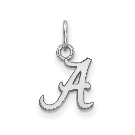Sterling Silver 3/8in University of Alabama A Pendant