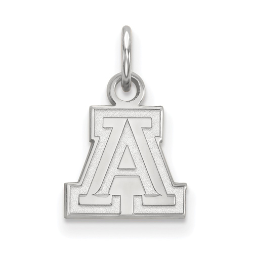 Sterling Silver 3/8in University of Arizona Block A Charm