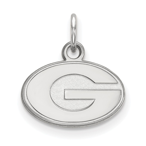 Sterling Silver 3/8in University of Georgia G Pendant