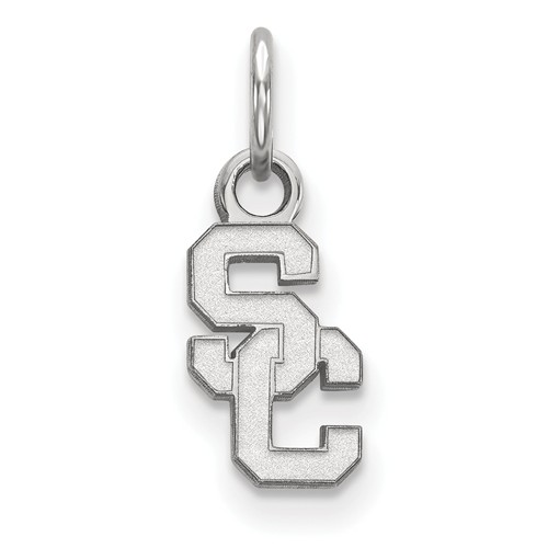 University of Southern California SC Pendant 1/2in Sterling Silver