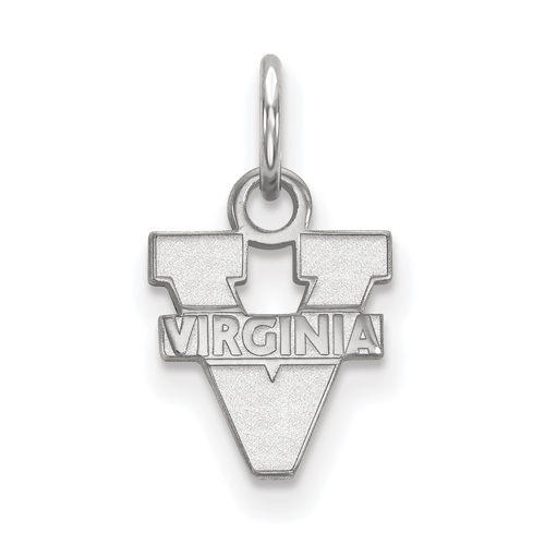 Sterling Silver 3/8in University of Virginia Pendant