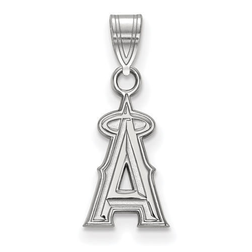 Sterling Silver 1/2in Los Angeles Angels Logo Pendant