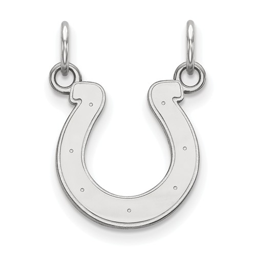 14k White Gold 5/8in Indianapolis Colts Pendant