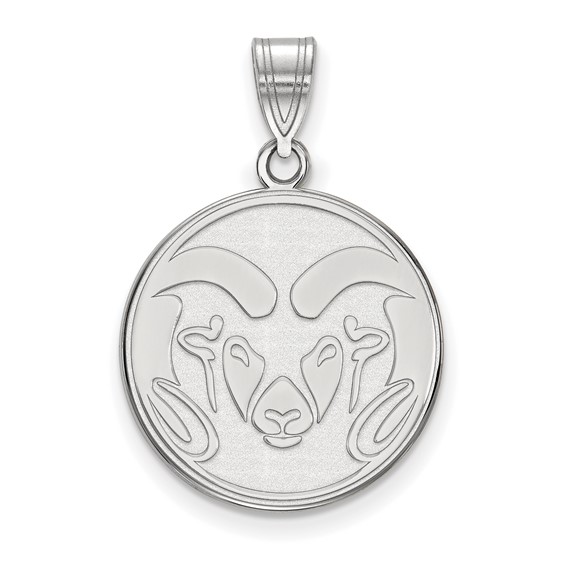 Sterling Silver Colorado State University Ram Pendant
