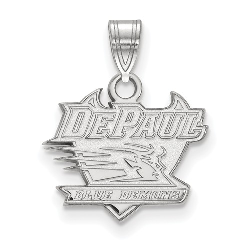 DePaul University Pendant 1/2in Sterling Silver