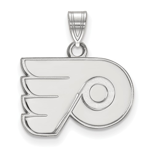 Sterling Silver 1/2in Philadelphia Flyers Pendant