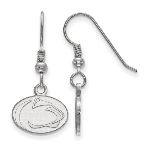 Sterling Silver Penn State University Extra Small Dangle Earrings