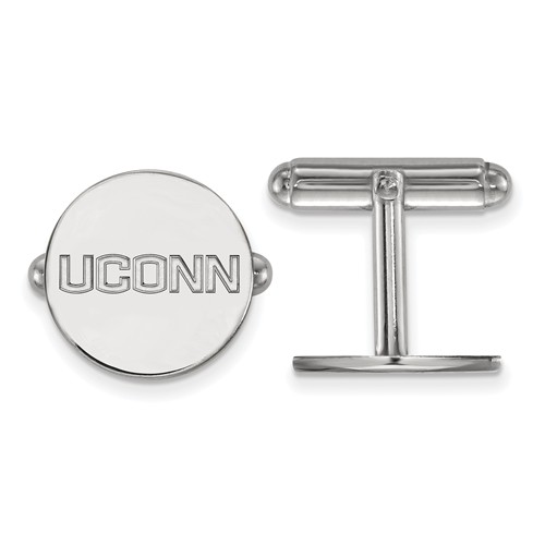 University of Connecticut UCONN Cuff Links Sterling Silver