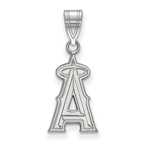 Sterling Silver 5/8in Los Angeles Angels Logo Pendant