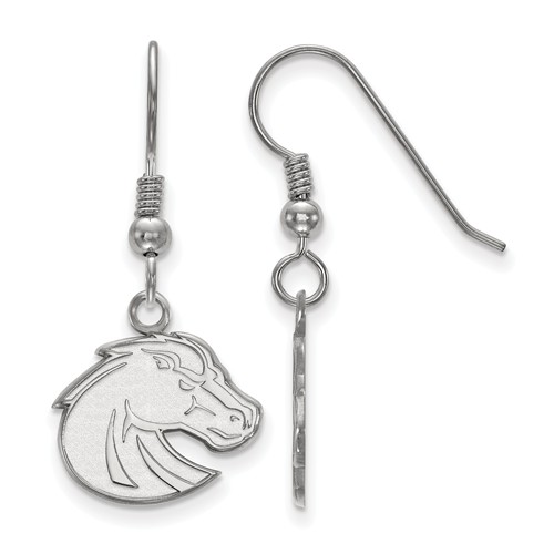 Boise State University Dangle Earrings Sterling Silver