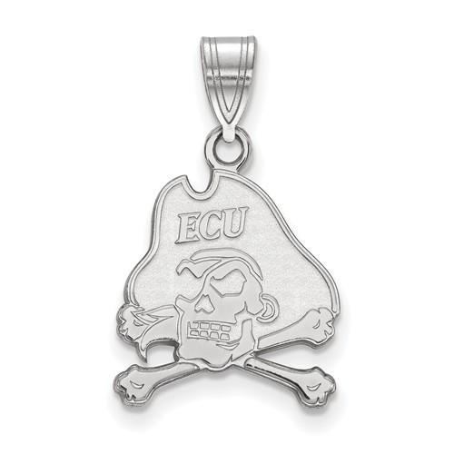 East Carolina University Pendant 5/8in Sterling Silver