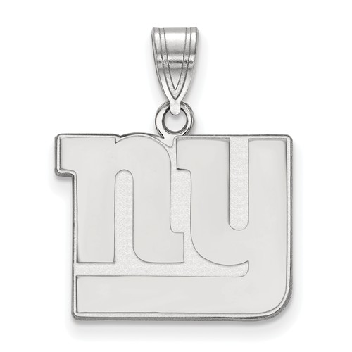 Sterling Silver 5/8in New York Giants Pendant