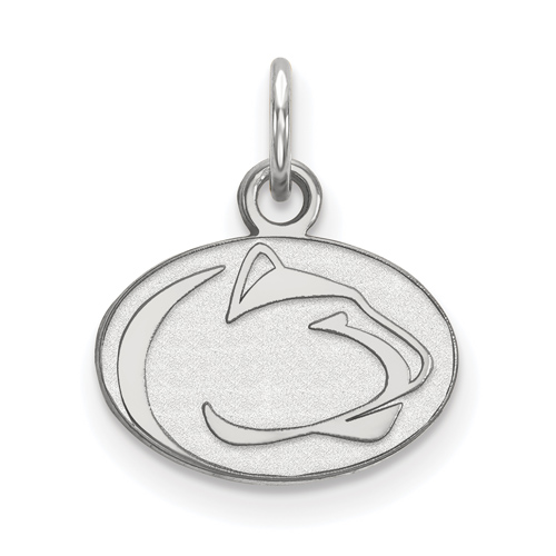 Sterling Silver 3/8in Penn State University Oval Charm