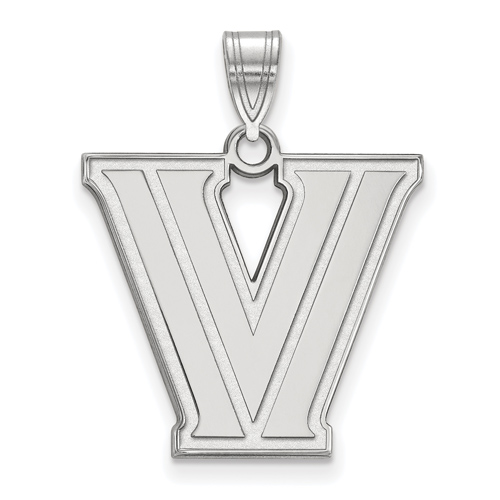 Villanova University V Pendant 3/4in Sterling Silver