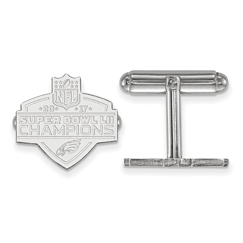 Sterling Silver Philadelphia Eagles Super Bowl LII Champs Cuff Links