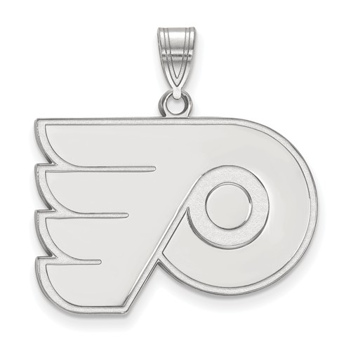 Sterling Silver 3/4in Philadelphia Flyers Pendant