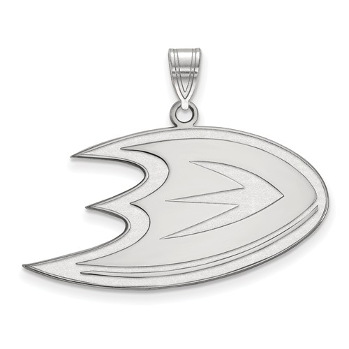 Sterling Silver 3/4in Anaheim Ducks Pendant