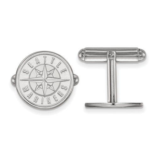 Sterling Silver Seattle Mariners Cuff Links