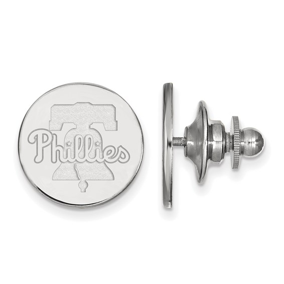 14kt White Gold Philadelphia Phillies Lapel Pin