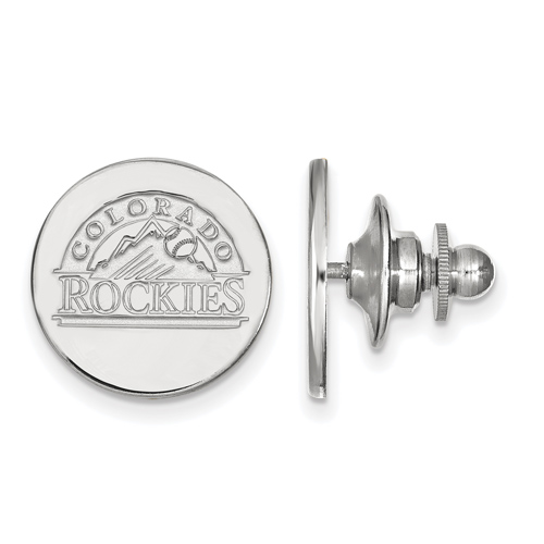 Sterling Silver Colorado Rockies Lapel Pin