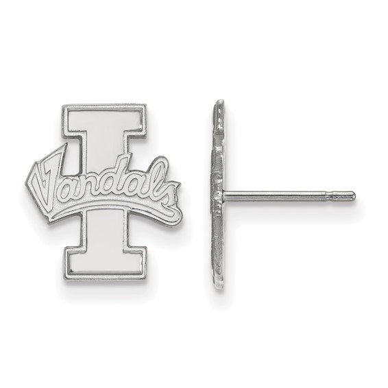 Sterling Silver University of Idaho Vandals Post Earrings