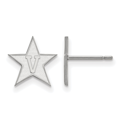 Vanderbilt University Small Post Earrings Sterling Silver