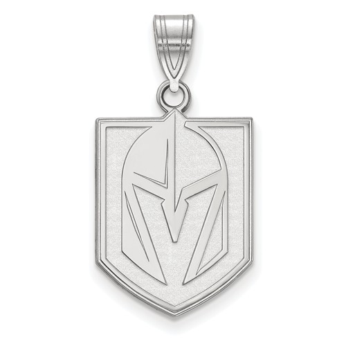 Sterling Silver 3/4in Vegas Golden Knights Pendant
