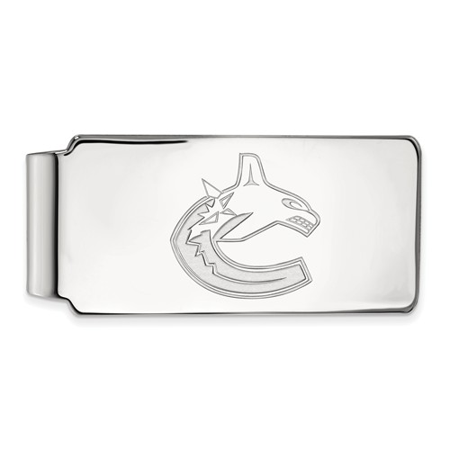 Sterling Silver Vancouver Canucks Money Clip