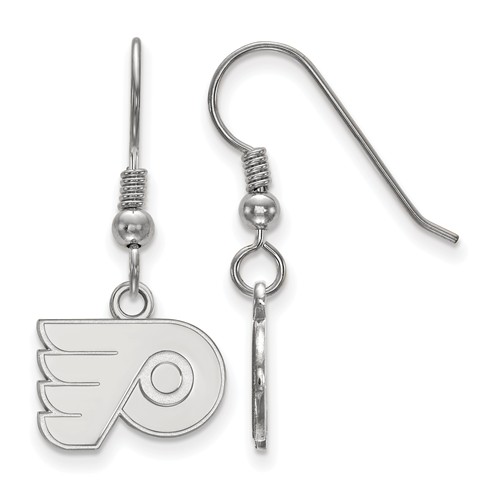 Sterling Silver Philadelphia Flyers Extra Small Dangle Earrings