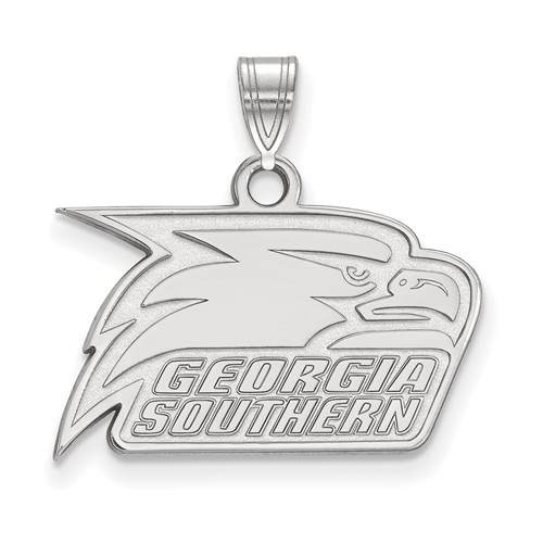 10k White Gold Georgia Southern University Athletic Charm 1/2in
