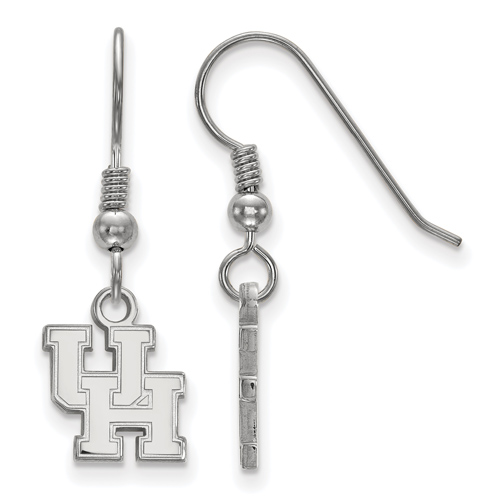Sterling Silver University of Houston Dangle Wire Earrings